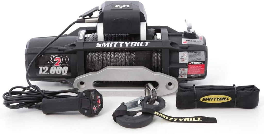 X2O COMP - Waterproof Synthetic Rope Winch - 12,000 Lb. Load Capacity
