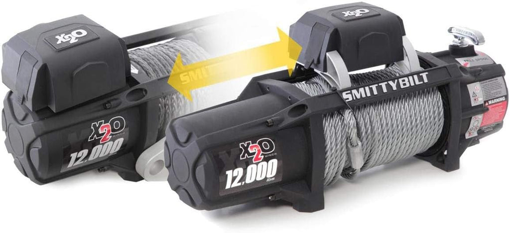 X2O COMP - Waterproof Synthetic Rope Winch - 12,000 Lb. Load Capacity