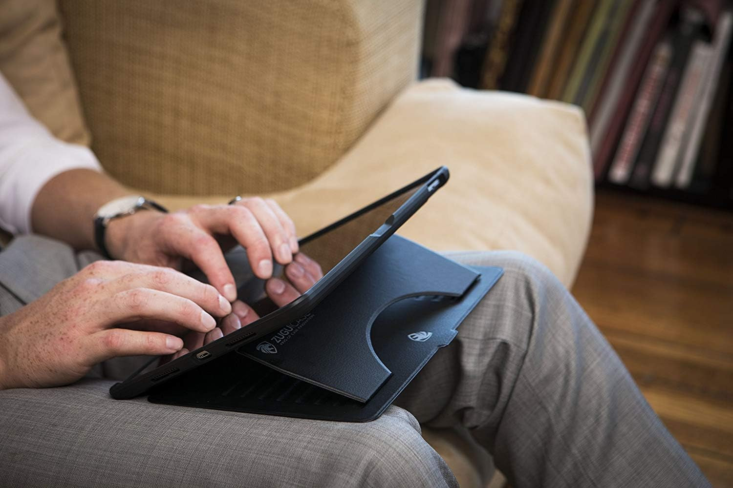 2019 Ipad Air 3 10.5/2017 Ipad Pro 10.5 Inch Case Prodigy X, Very Protective but Thin, Convenient Magnetic Stand, Sleep/Wake Cover, Black