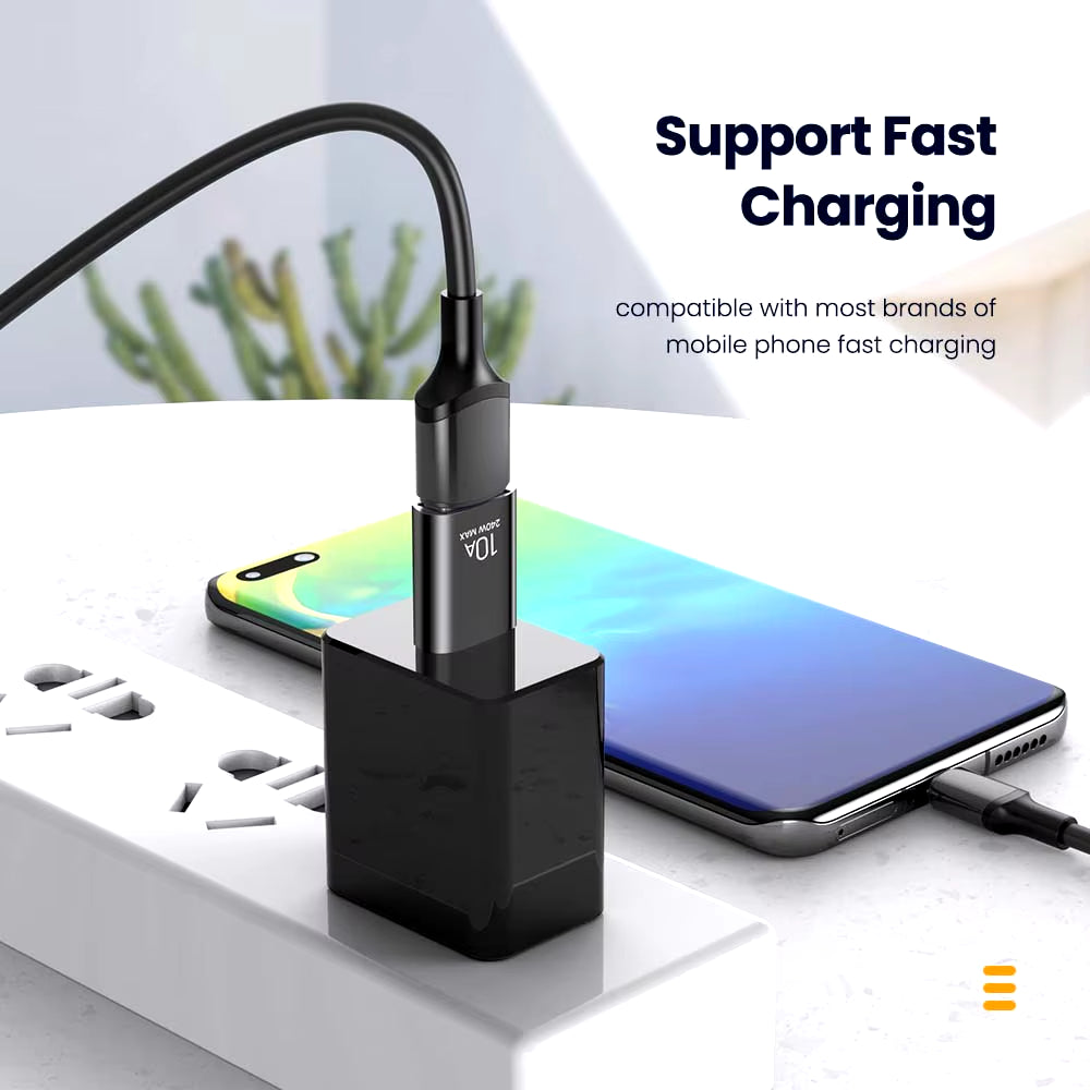 10A OTG USB 3.0 to Type C Adapter USB Female to Type C Male Fast Charging Adadpter OTG USB C for Xiaomi Samsung Laptop PC