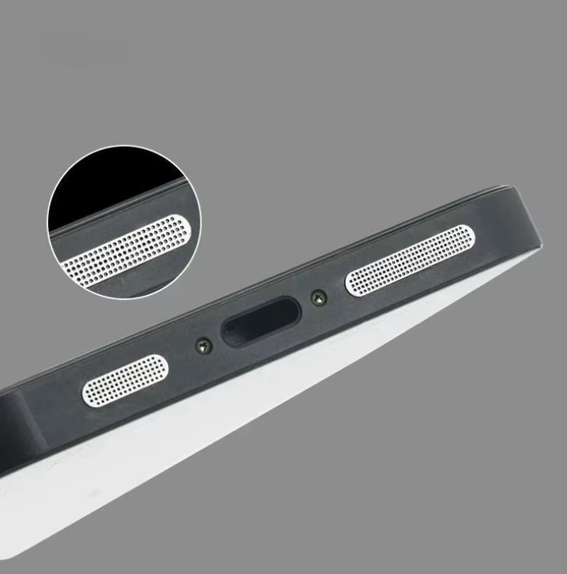 1-12Pcs Universal Metal Mesh anti Dust Proof Adhesive Net Cover Sticker for Iphone 17 16 15 Promax 16Plus Speaker Hole Anti-Dust